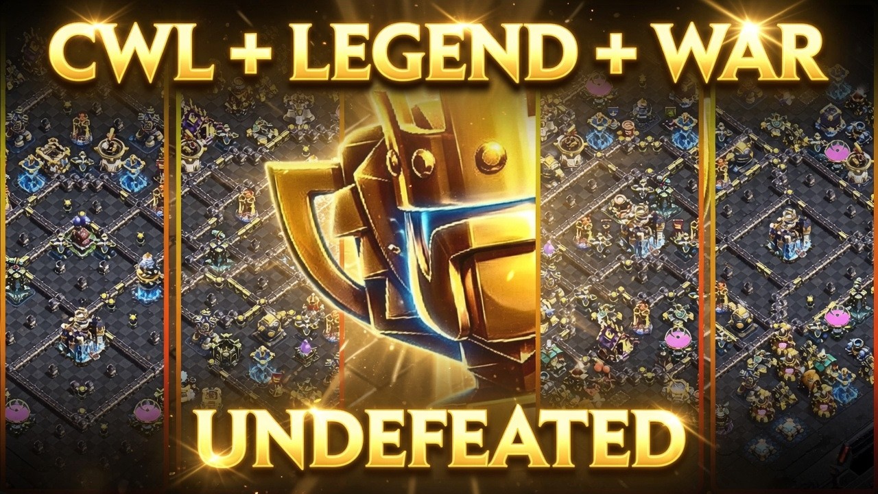 *NEW BASE TH18 LEGEND+CWL & WAR BASE - BEST ANTI 3 STAR TH18 DEFENSE META WITH LINK!
