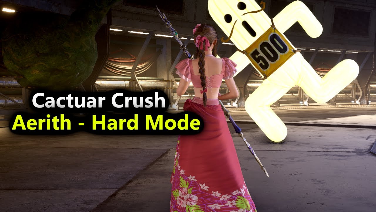 How to Easily Beat Cactuar Crush with Aerith on Hard Mode