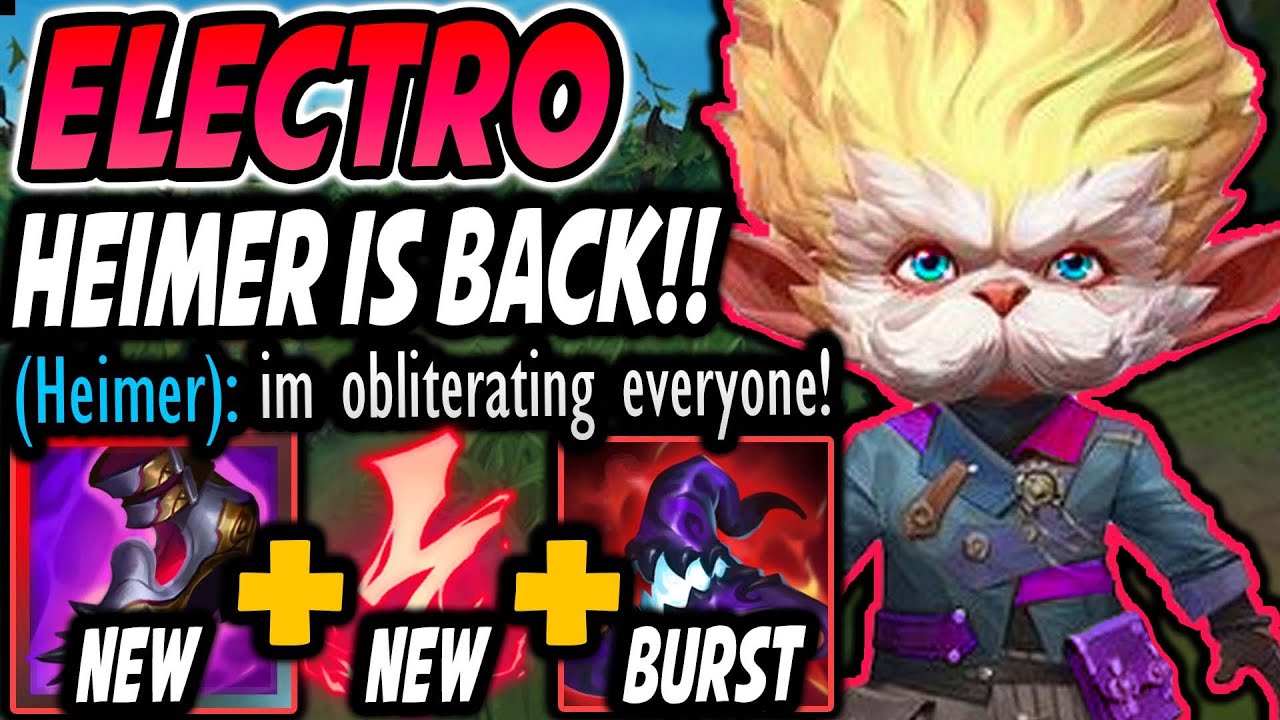 NEW BUFFED ELECTROCUTE HAS MADE HEIMERDINGER THE ULTIMATE AP ASSASSIN! So much damage!!