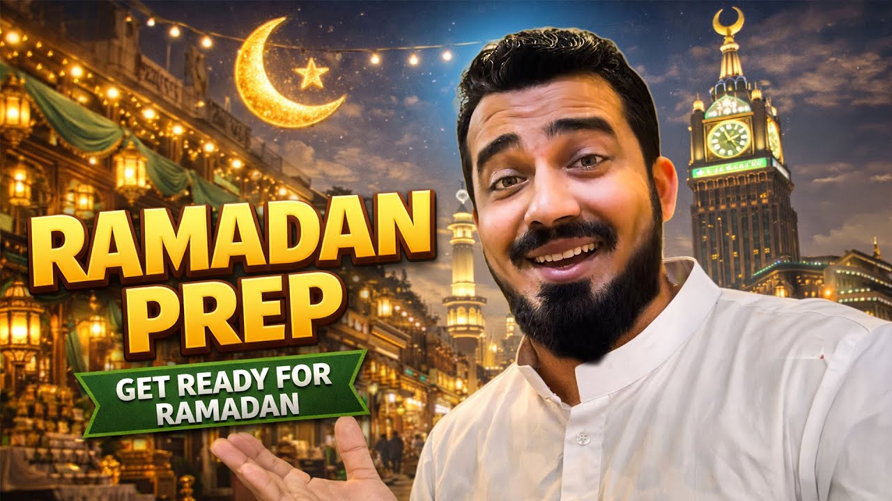 Ramadan Prep in Makkah 🌙 | Get Ready for Ramadan from the Holy City