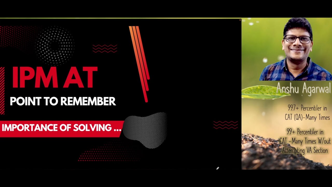 IPMAT Important Point To Remember | IPM 2023 | IPM IIM Indore