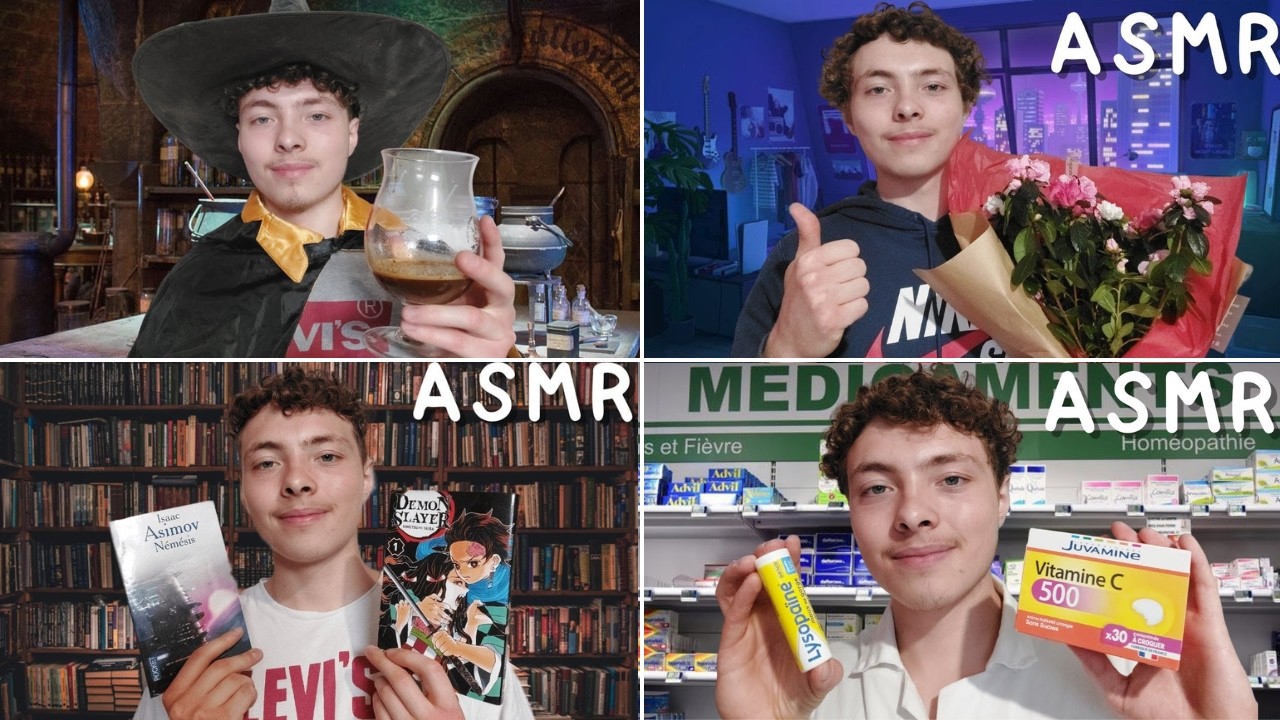 ASMR: Compilation de Roleplay Aléatoire (2h)