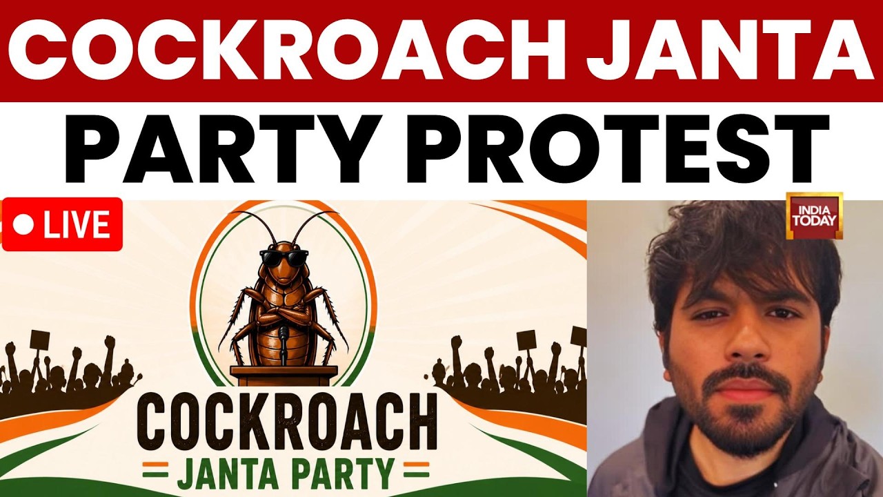 LIVE: Cockroach Janta Party 1st Protest In Delhi | CJP Protest At Jantar Mantar | Abhijeet Dipke