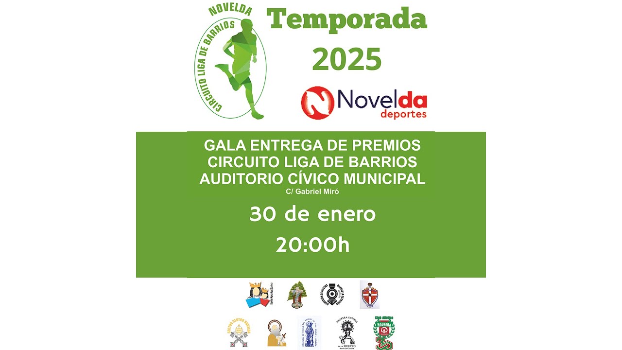 directo | Gala de entrega de premios circuito Liga de Barrios 2026 - Novelda Digital