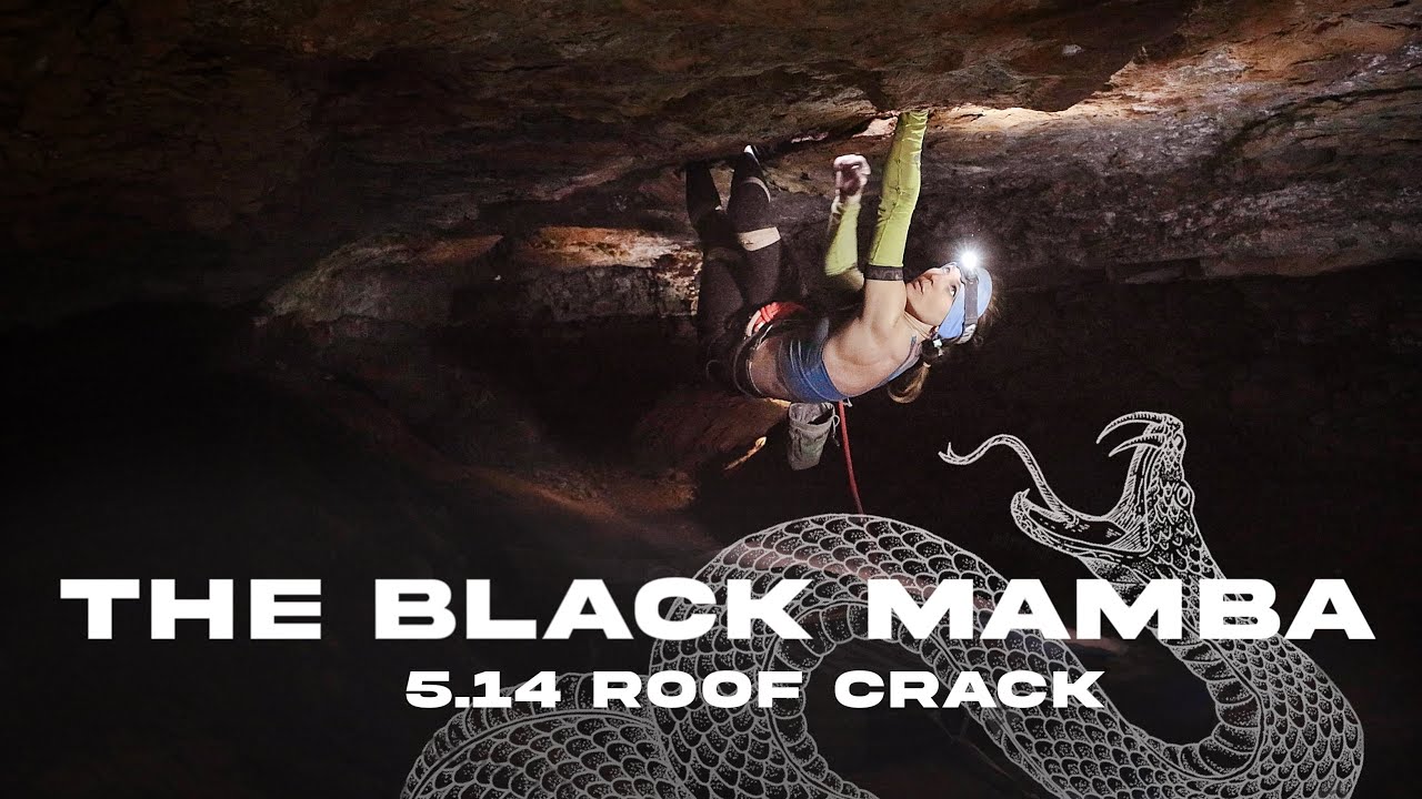 Mary Eden sends Black Mamba, one of the longest and demanding crack lines deep in the Utah desert!