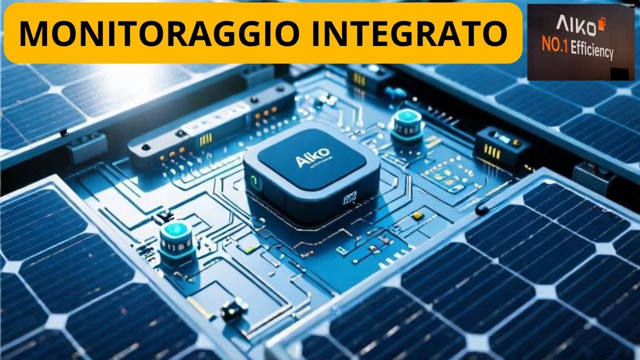 pannelli fotovoltaici con monitoraggio !! WOW