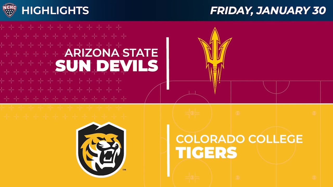 1/30/26 - Arizona State at Colorado College Highlights