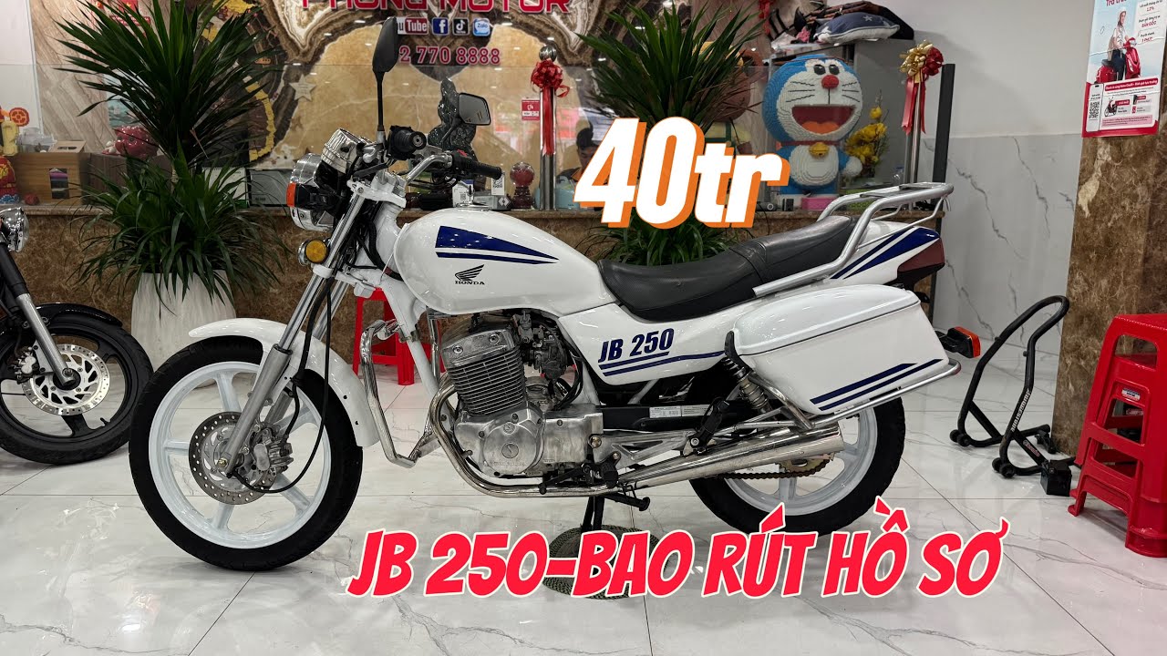 Phong motor:0927708888 JB 250 BỒ CÂU TRẮNG CHỈ 40tr BAO RÚT HỒ SƠ #phongmotor