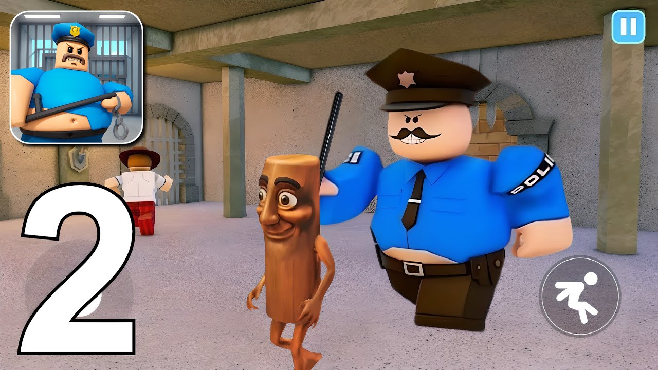 Obby Prison Escape From Barry - New Brainrot Skin - Gameplay Walkthrough Part 2 (Android, iOS)