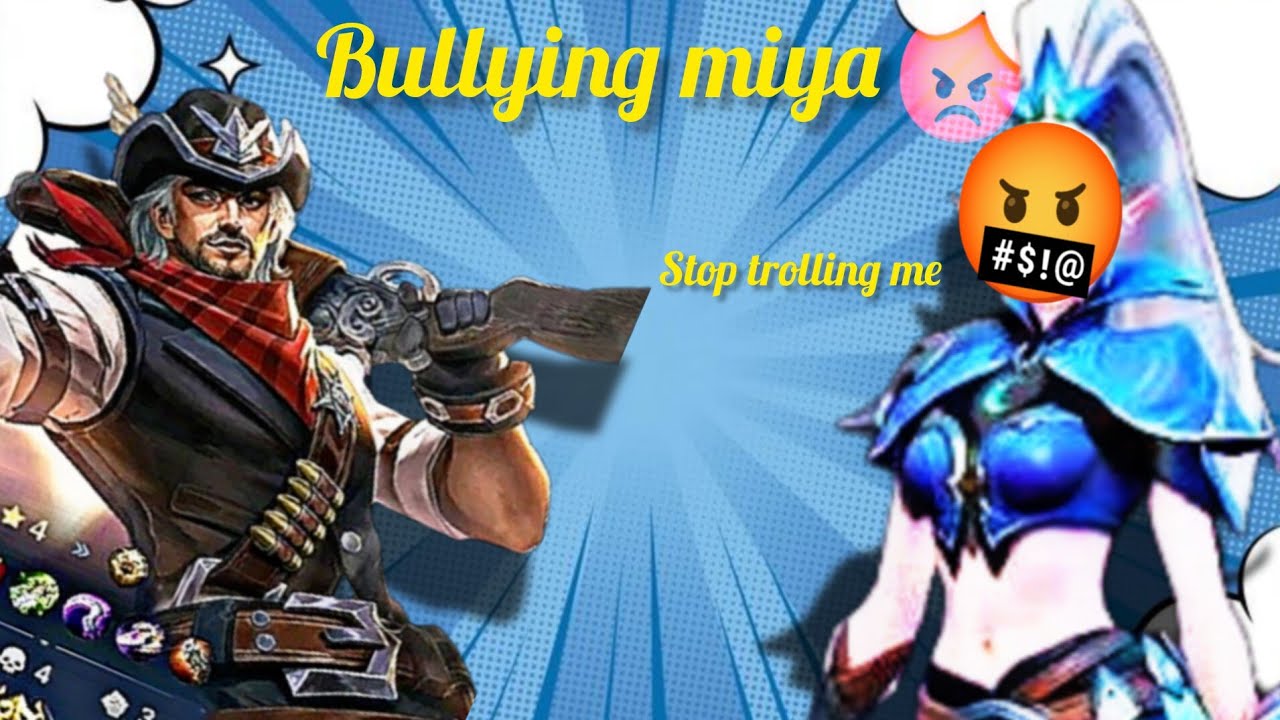 Bullying my opponent in mobile legends || Mlbb gameplay video ☺️