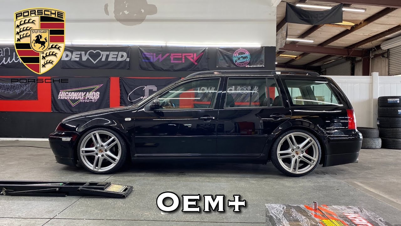 MK4 Jetta VR6 Wagon With Panamera Wheels!! ( Perfect Fitment! )