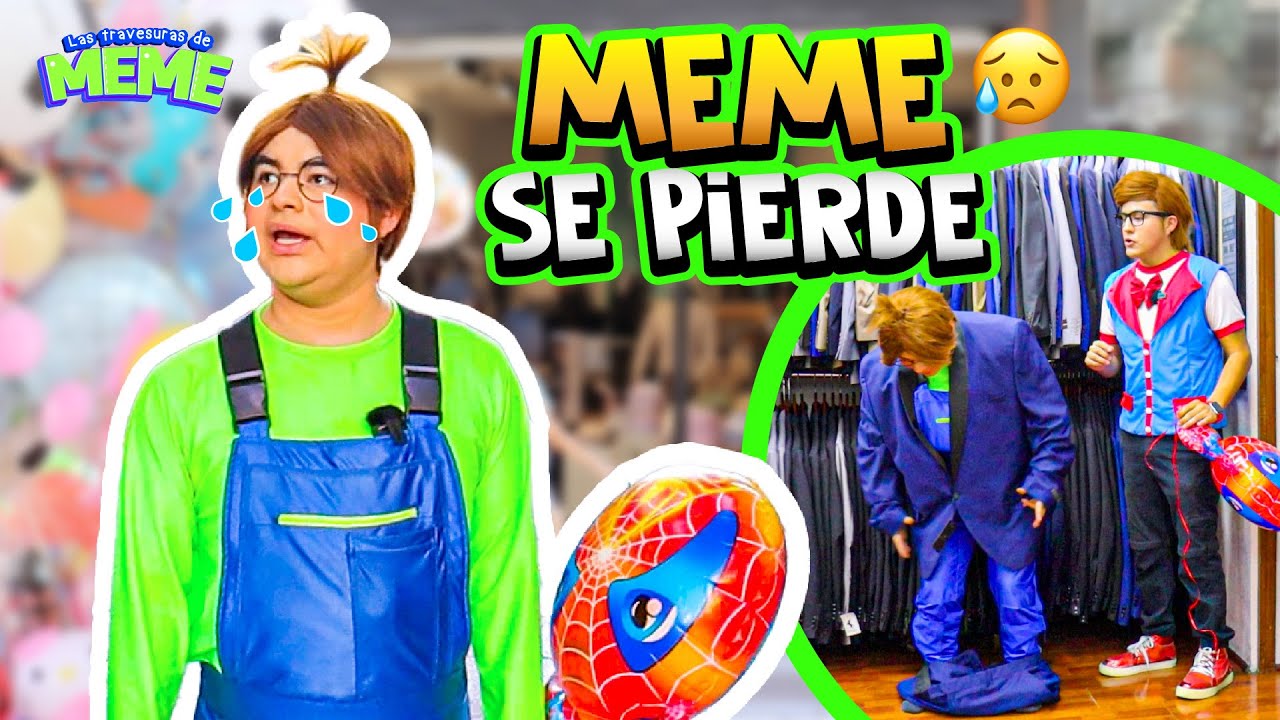 Meme se perdió en el centro | Meme llora por el Compañero | ¿Dónde está Meme?