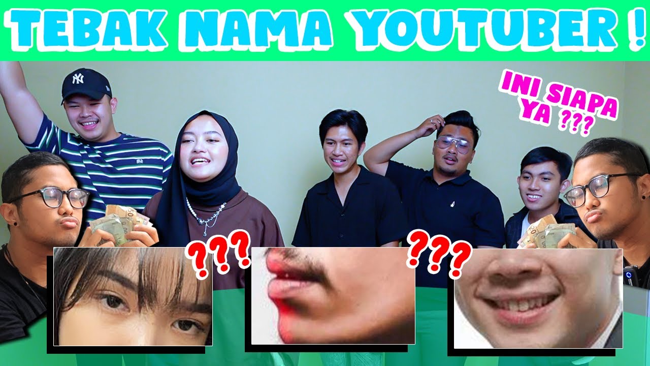 TEBAK NAMA YOUTUBER DAN ARTIS INDONESIA HANYA DARI POTONGAN MUKANYA !! | AA UTAP