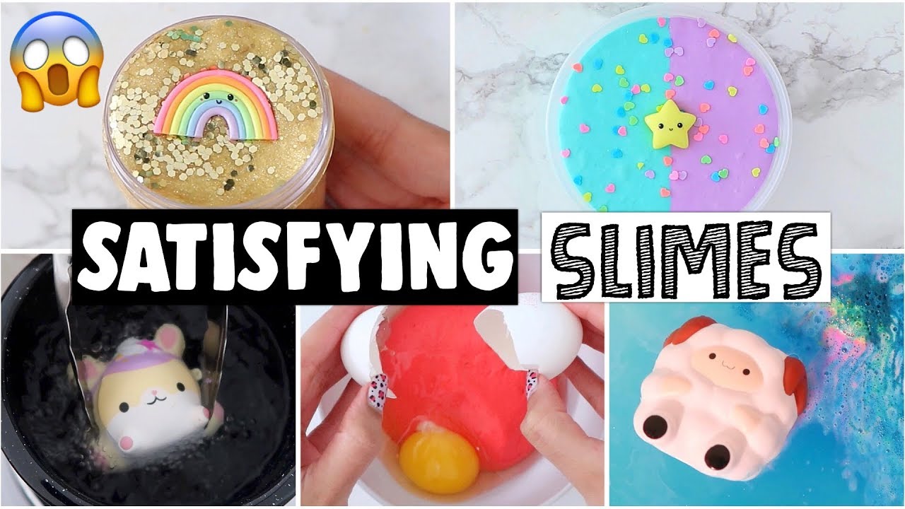 EXTREME SLIME & SQUISHY MAKEOVERS, DARES & CHALLENGES COMPILATION! *2018 satisfying slime rewind*