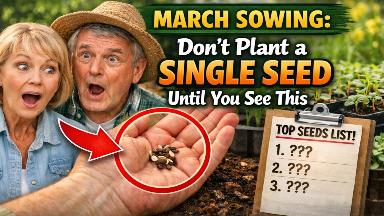MARCH SOWING: Don't Plant a SINGLE SEED Until You See This PROVEN List!