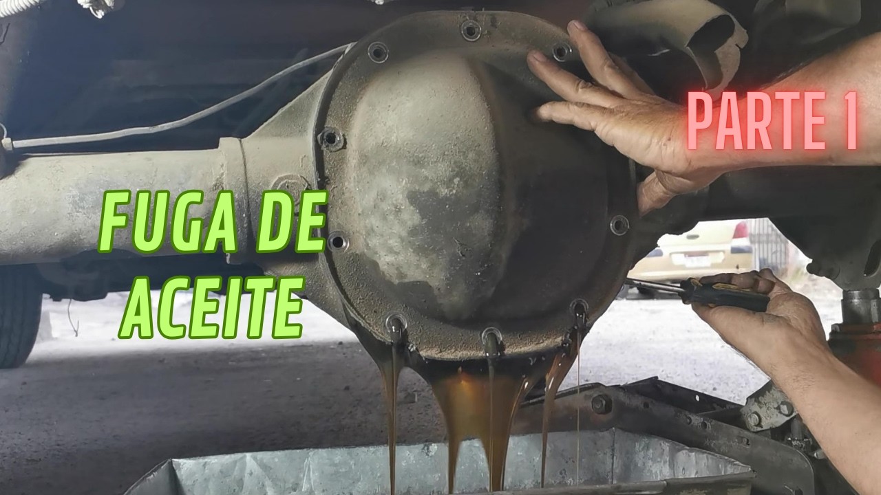 🚨FUGA de ACEITE en llanta/rueda trasera: ✅SOLUCION RAPIDA paso a paso Pt.1 |FORD F150 1992🛻|