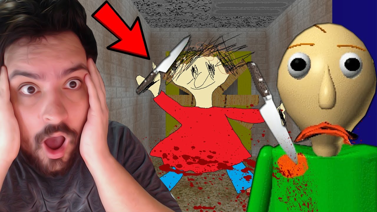 PLAYTIME MATOU O PROFESSOR BALDI !! - NOVO FINAL RUIM!! - Baldis Basics In Education
