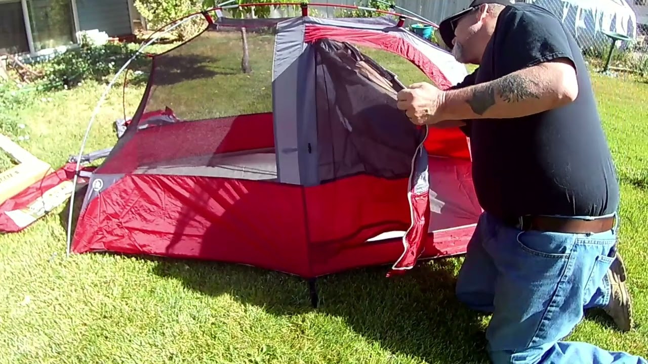 Ozark Trail One Person Backpacking Tent Test and Review. Cheapest tent at Walmart.