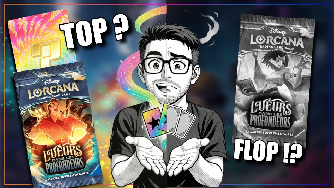 🤨JE NE SAIS PAS QUOI PENSER DE CE DISPLAY ! ET VOUS ??🤔 Set 10 LORCANA: Lueurs dans les Profondeurs