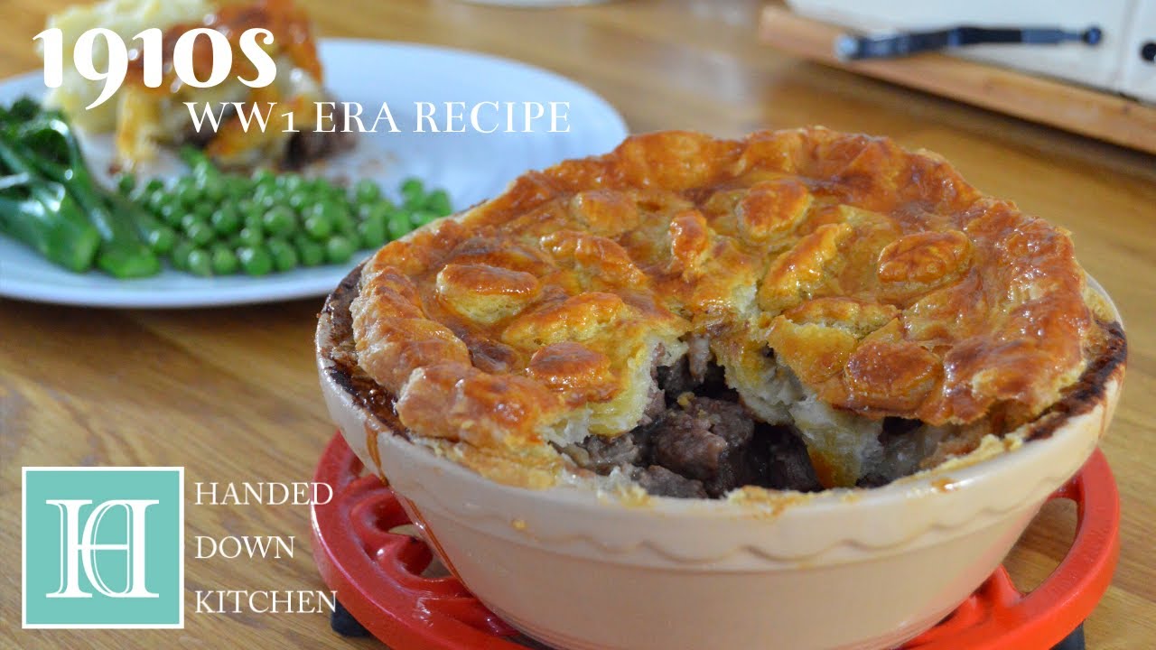 Steak & Kidney Pie ◆ 1910s / WW1 Era Recipe