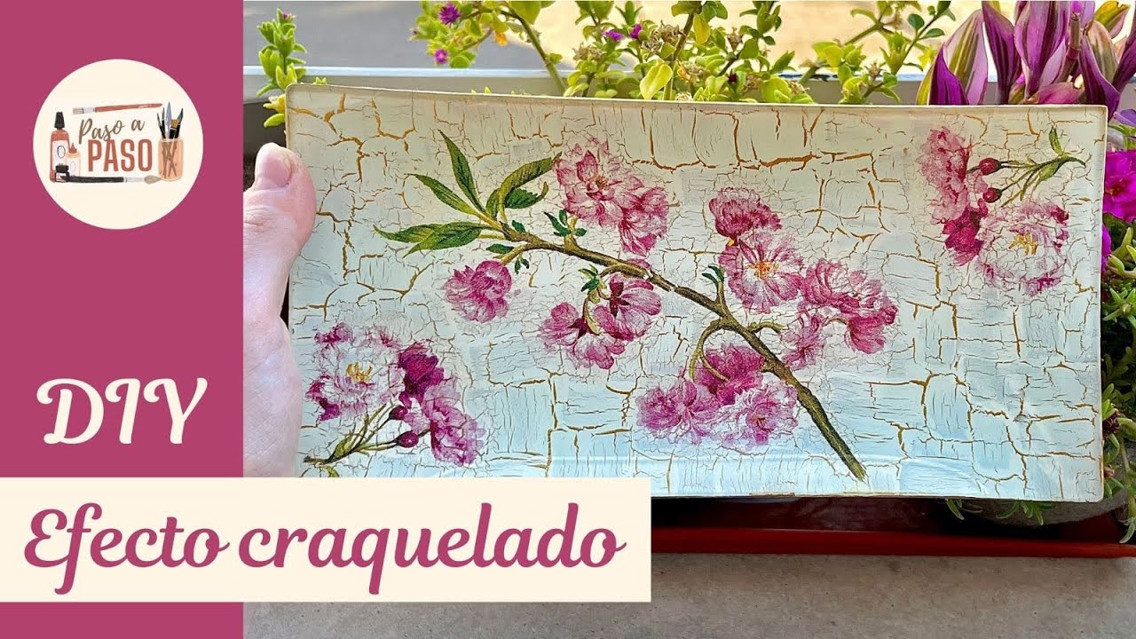 🌸Aprende la TÉCNICA del CRAQUELADO en 5 MINUTOS 😱 | DIY fácil y personalizable ✨