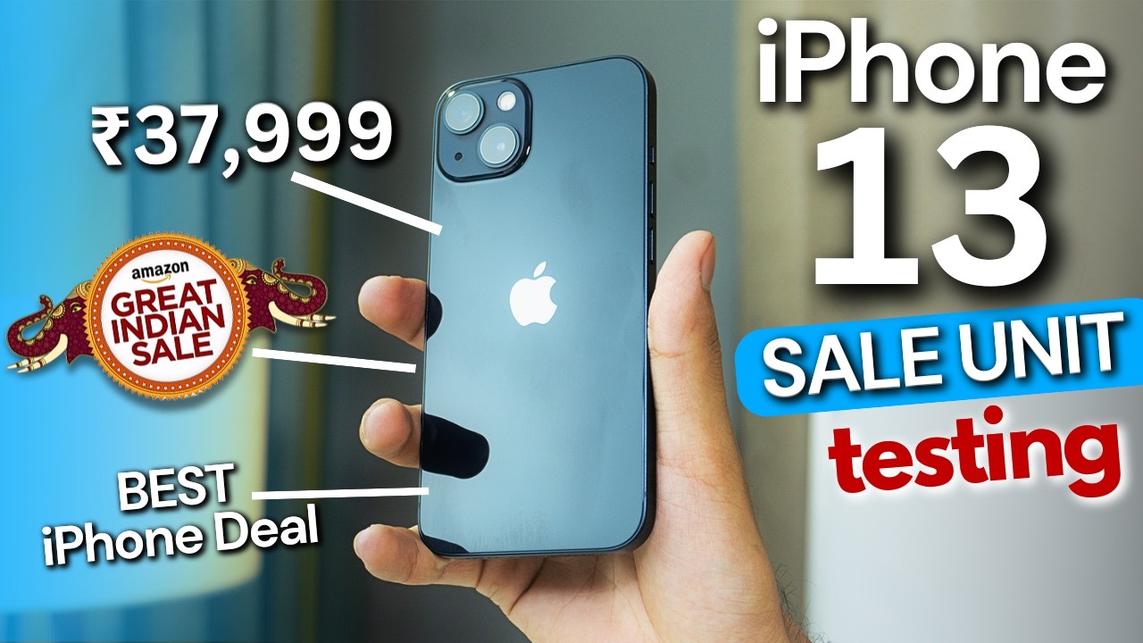 iPhone 13 Unboxing &ndash; Sale Unit SCAM? 🔥 Amazon Great Indian Festival | Check Original iPhone or Not?