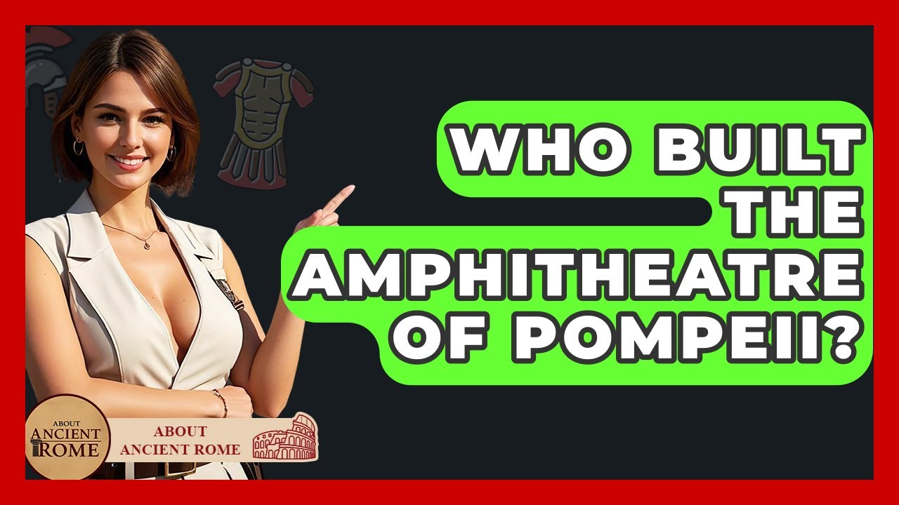 Who Built The Amphitheatre Of Pompeii? - All About Rome