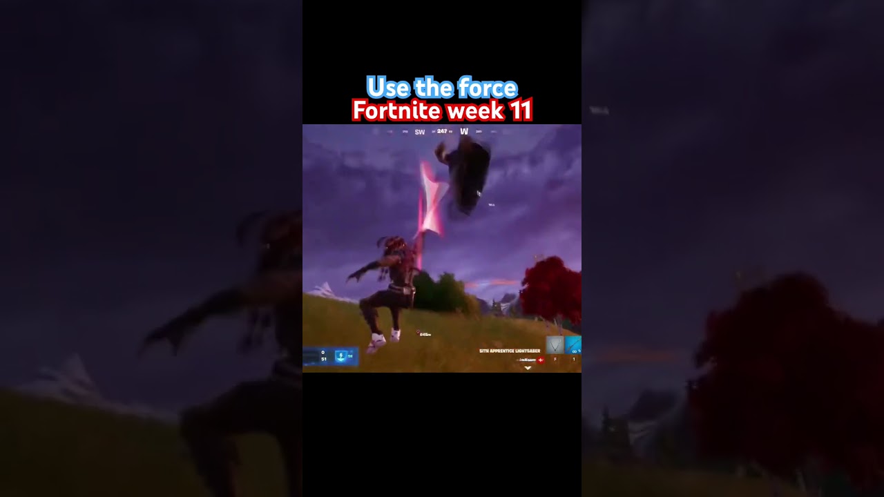 Fortnite Star Wars use the force 