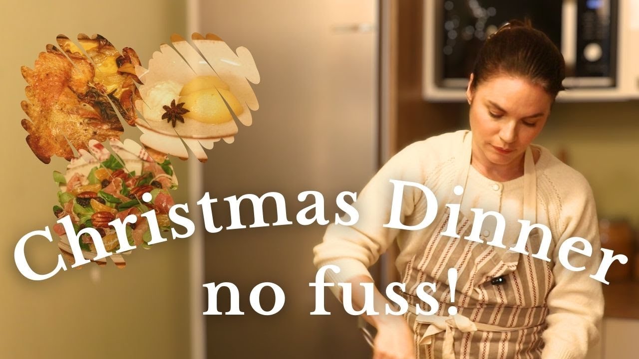 Простой и вкусный рождественский ужин из трех блюд, который вы можете приготовить дома.