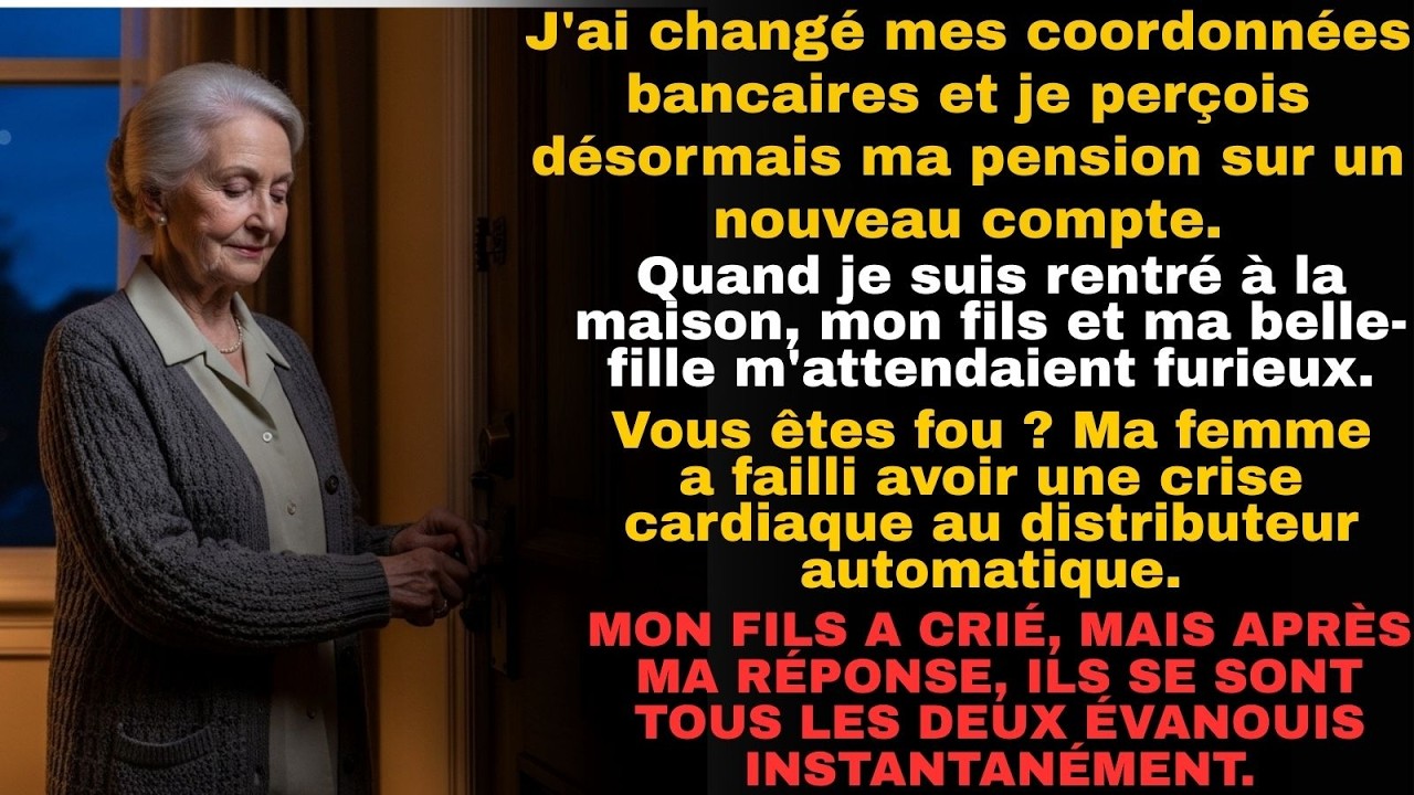 J'ai changé de conseiller bancaire et j'ai reçu une nouvelle carte de débit. Mon fils et sa femme...