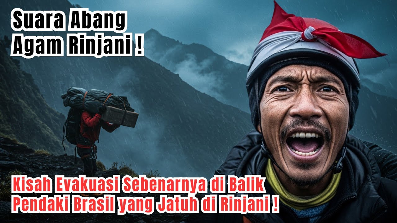 Cerita Upaya Evakuasi Pendaki Brasil yang Jatuh di Rinjani Indonesia ! #reaction