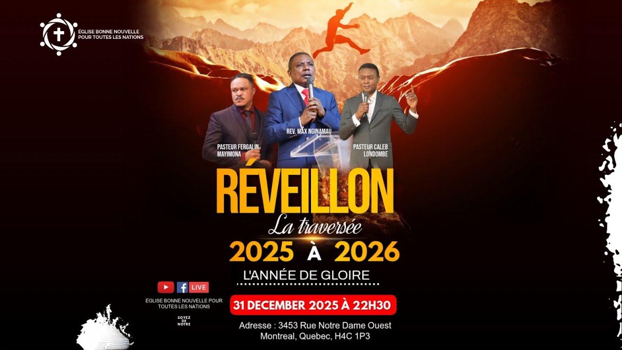 Réveillon de la traversée : 2026 Année de Gloire.