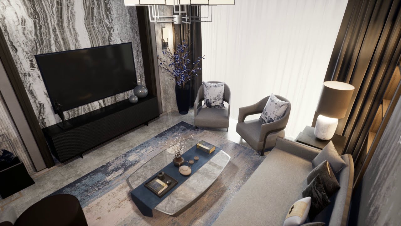 4K DXR Raytracing Realtime Interior 3D visual in Unreal engine 4.22 30sec (2080TI)