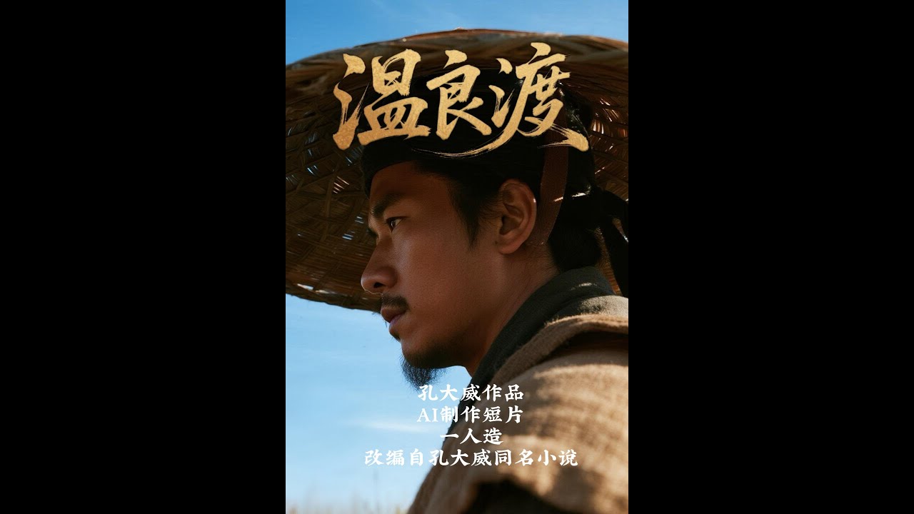 全网首部一人制作AI国风奇幻志怪故事短片《温良渡》。English name：《Gentleman's port》