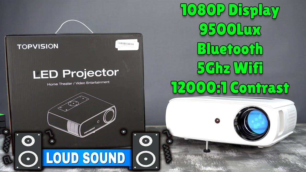 Topvision 1080P Portable Movie Projector - Great Value for 2022