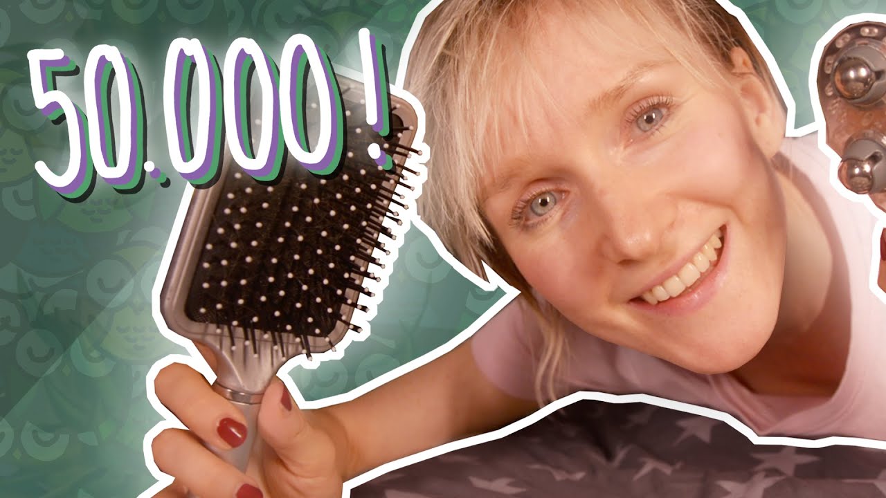 ASMR Massage - 50 минут для 50 000 подписчиков (учи немецкий и отдыхай)