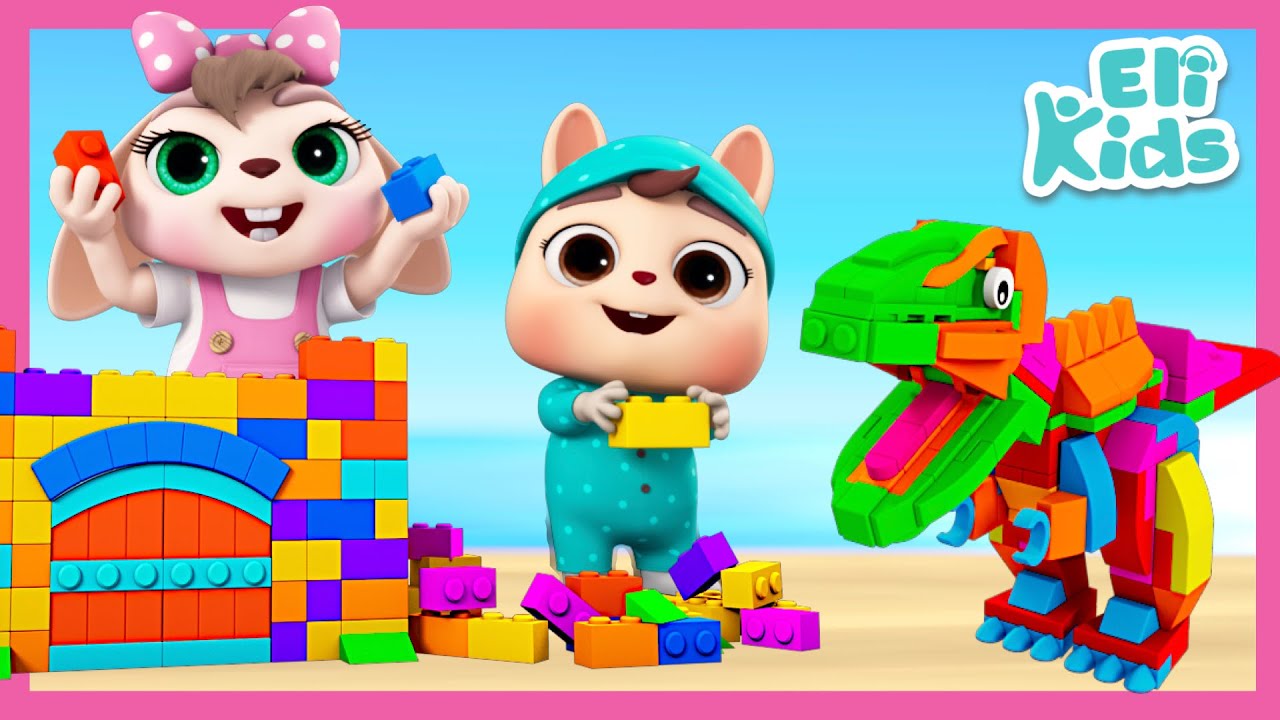 Toy Blocks Party | Build Together | Family Fun Activities | Eli Kids Nursery Rhymes