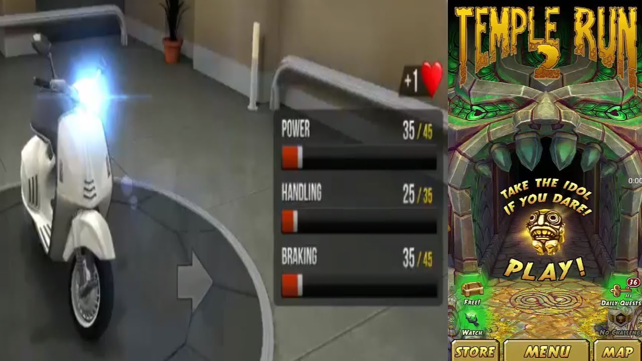 Temple Run 2 Endless Run VS Traffic Rider Endless Run Mode