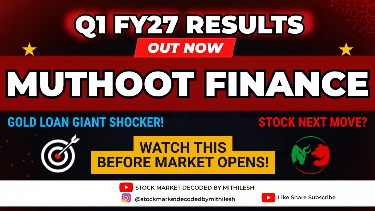 Muthoot Finance Q1 Results 2027 | Muthoot Finance Results Today | Muthoot Finance Share Latest News