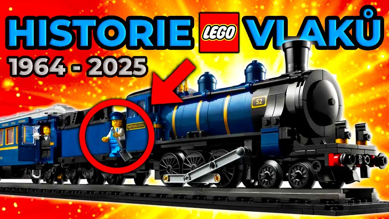 CELÁ HISTORIE LEGO VLAKŮ (1964 - 2025)