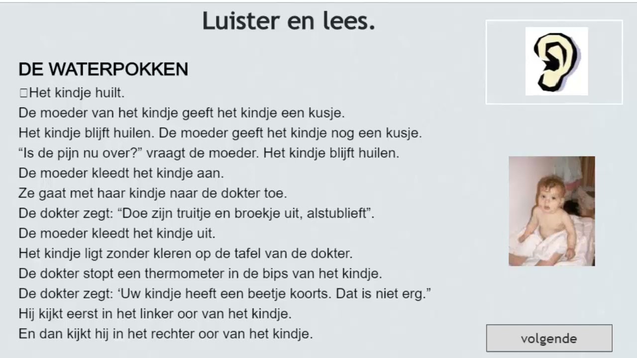 Oefenen het luisteren met 10 Nederlandse tekst