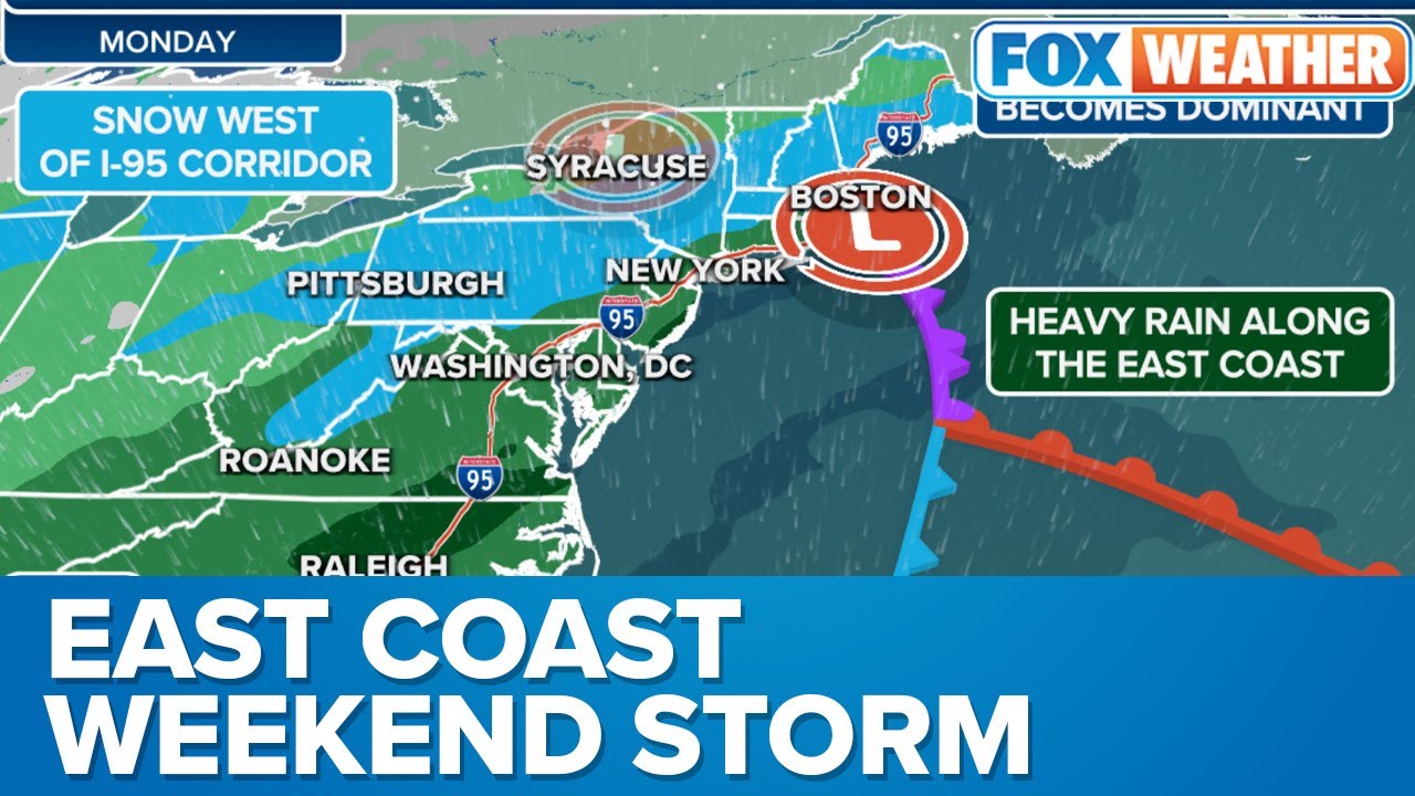 Weekend Storm To Bring Snow To Parts Of Northeast, Rain To I-95 Corridor
