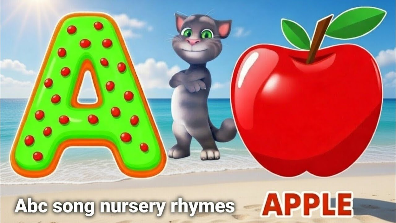 A for Apple 🍎 b for ball | ABC Learning Song for Kids | Fun Alphabet Video