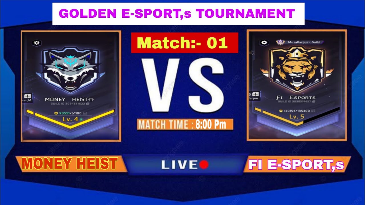 Money Heist Vs Fi E-sport Tournament First Match