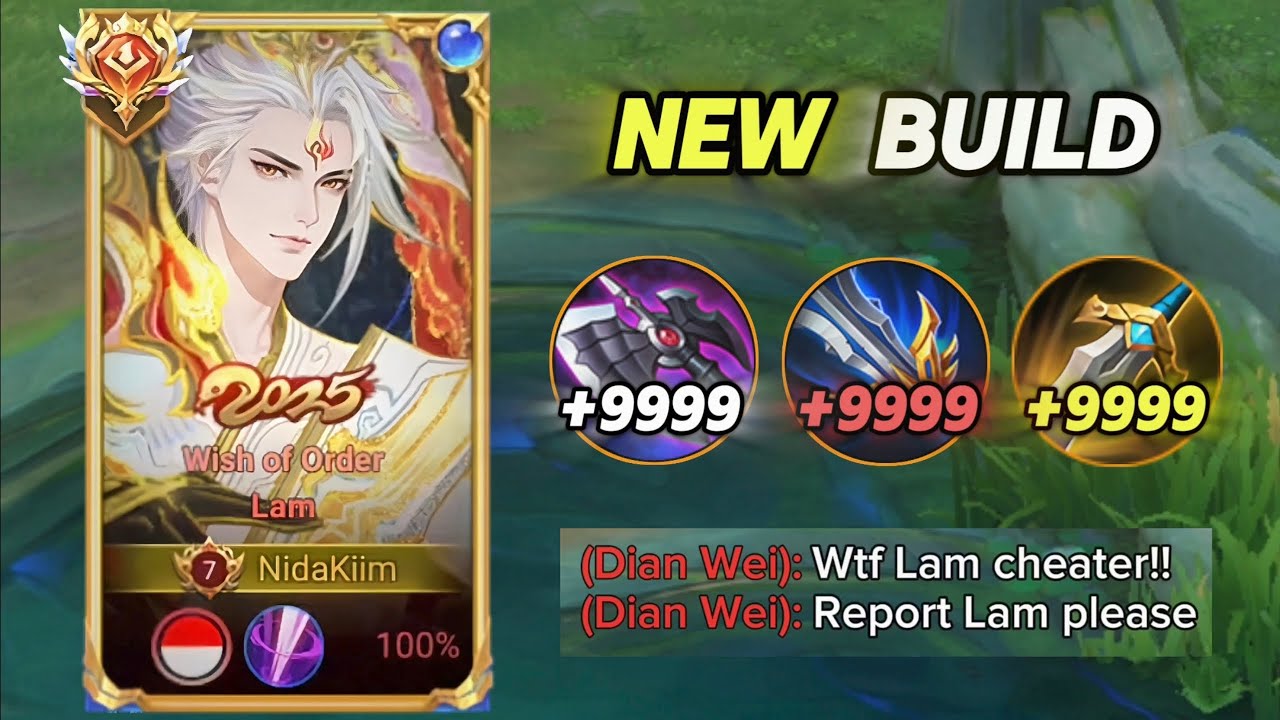 DIAN WEI CAN'T ESCAPE FROM THIS NEW BUILD AND ARCANA! 🔥 | TOP CHINA LAM BEST BUILD - HONOR OF KINGS
