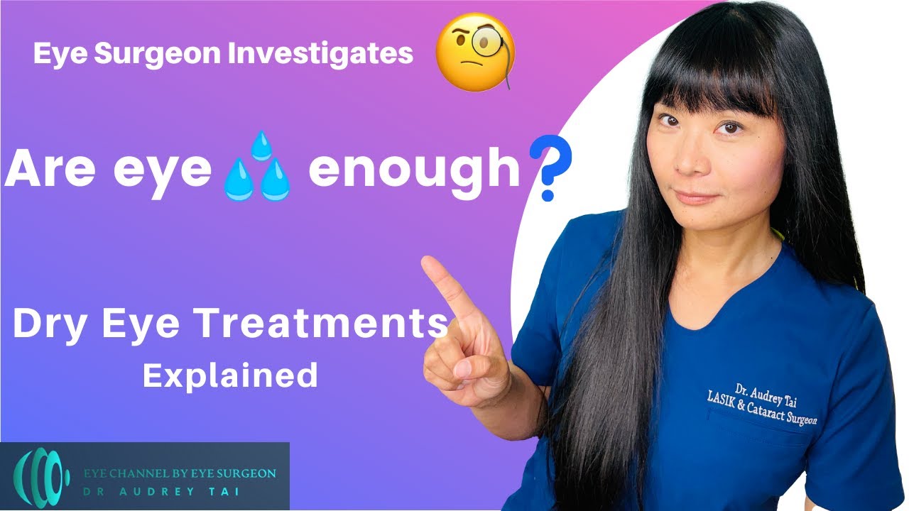 Are eye drops enough 🤔 – Dry Eye Treatment Options Explained by Eye Surgeon 👩🏻‍⚕️ 