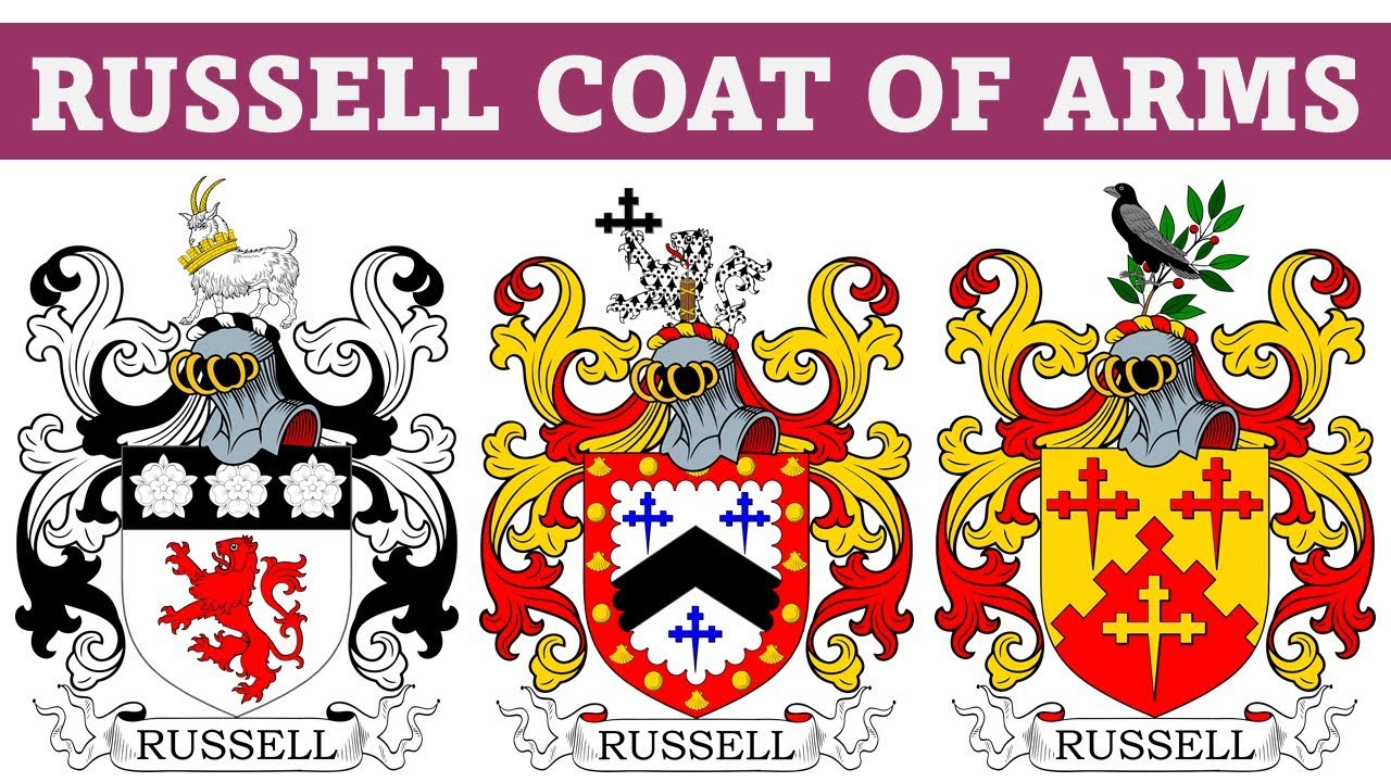 Russell Coat of Arms & Family Crest - Symbols, Bearers, History