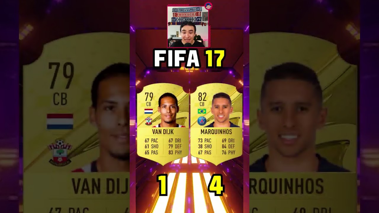 VAN DIJK VS MARQUINHOS🔥😱 FIFA 10 - FIFA 23!