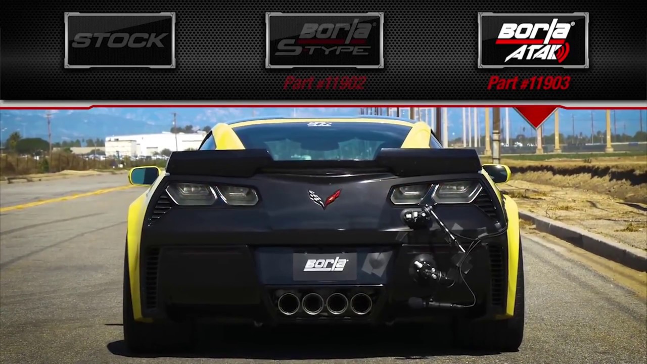 Borla Exhaust for Corvette C7 Z06