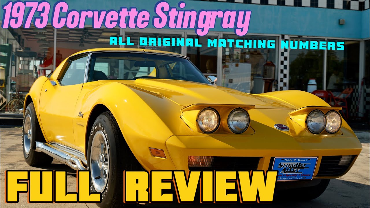 Test Driving a 1973 Corvette Stingray with Side Pipes For Sale